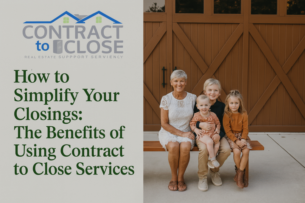 How to Simplify Your Closings: The Benefits of Using Contract to Close Services
